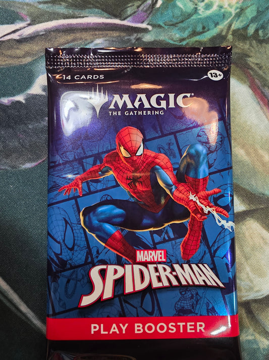 Spiderman Magic the Gathering booster