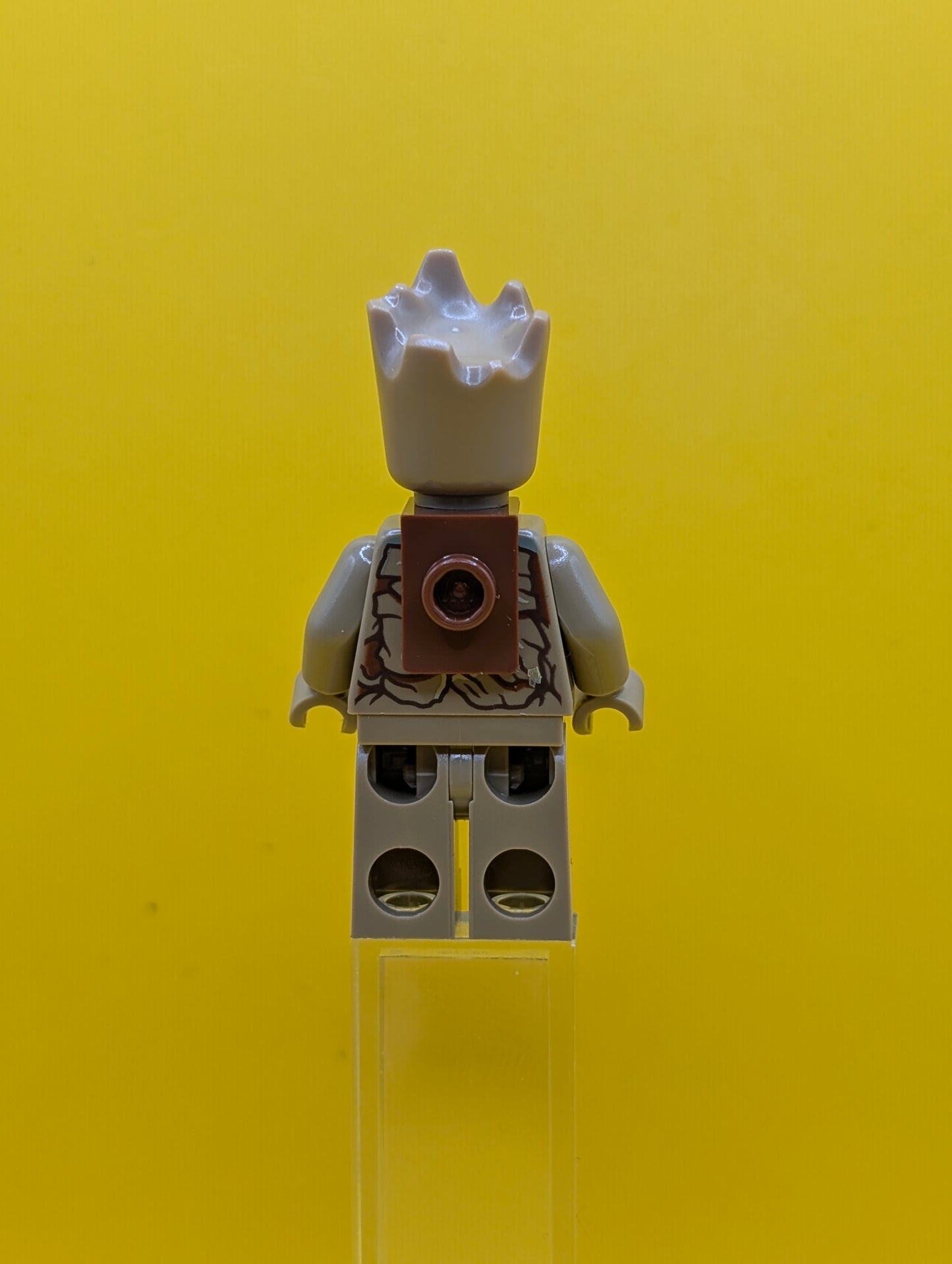 Groot sh0836 Teen Groot - Dark Tan with Neck Bracket Marvel Lego Minifigure