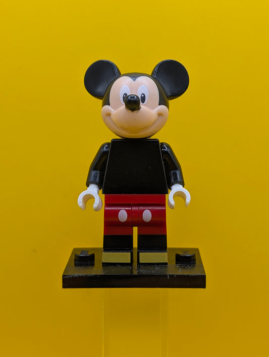 Mickey Mouse coldis-12 Disney, Series 1 (Complete Set with Stand and Accessories) Cmf Lego Minifigure