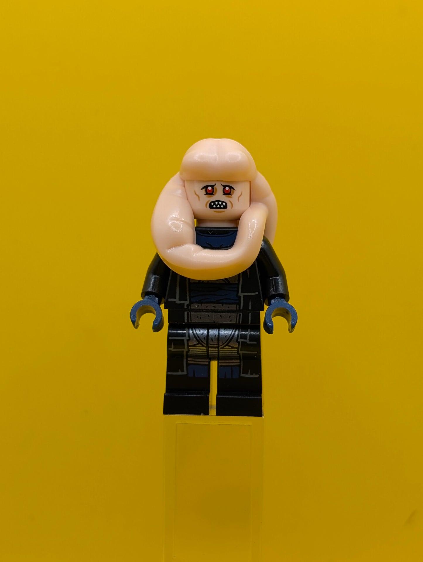 Bib Fortuna sw1383 Black Robe, Dark Silver Armor Star Wars Lego Minifigure