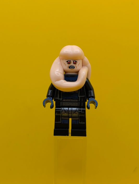 Bib Fortuna sw1383 Black Robe, Dark Silver Armor Star Wars Lego Minifigure