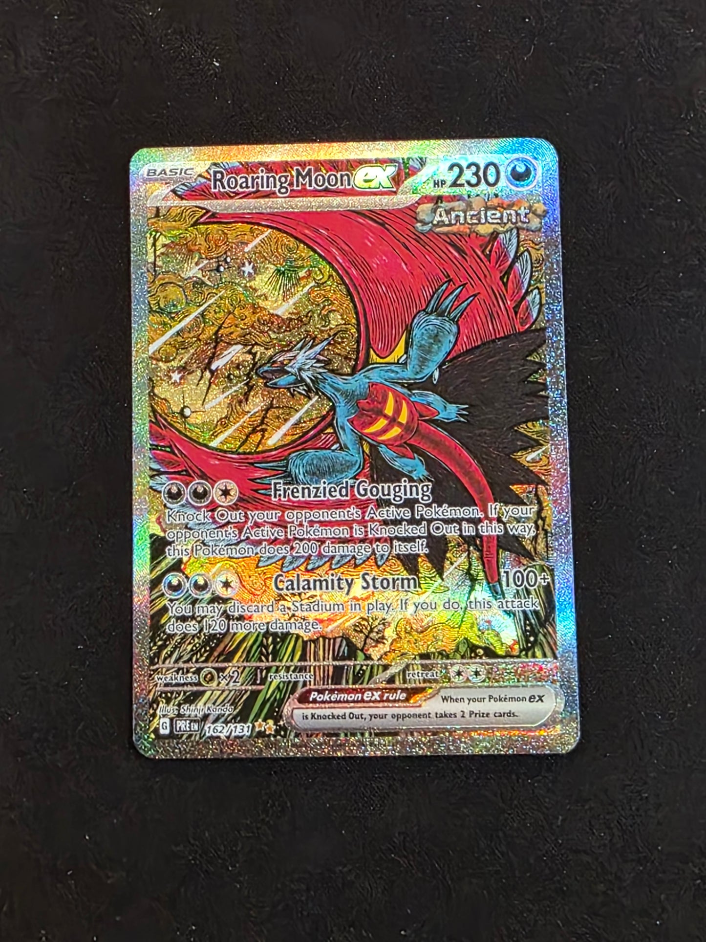 Roaring Moon Ex #162/131 Prismatic Evolutions