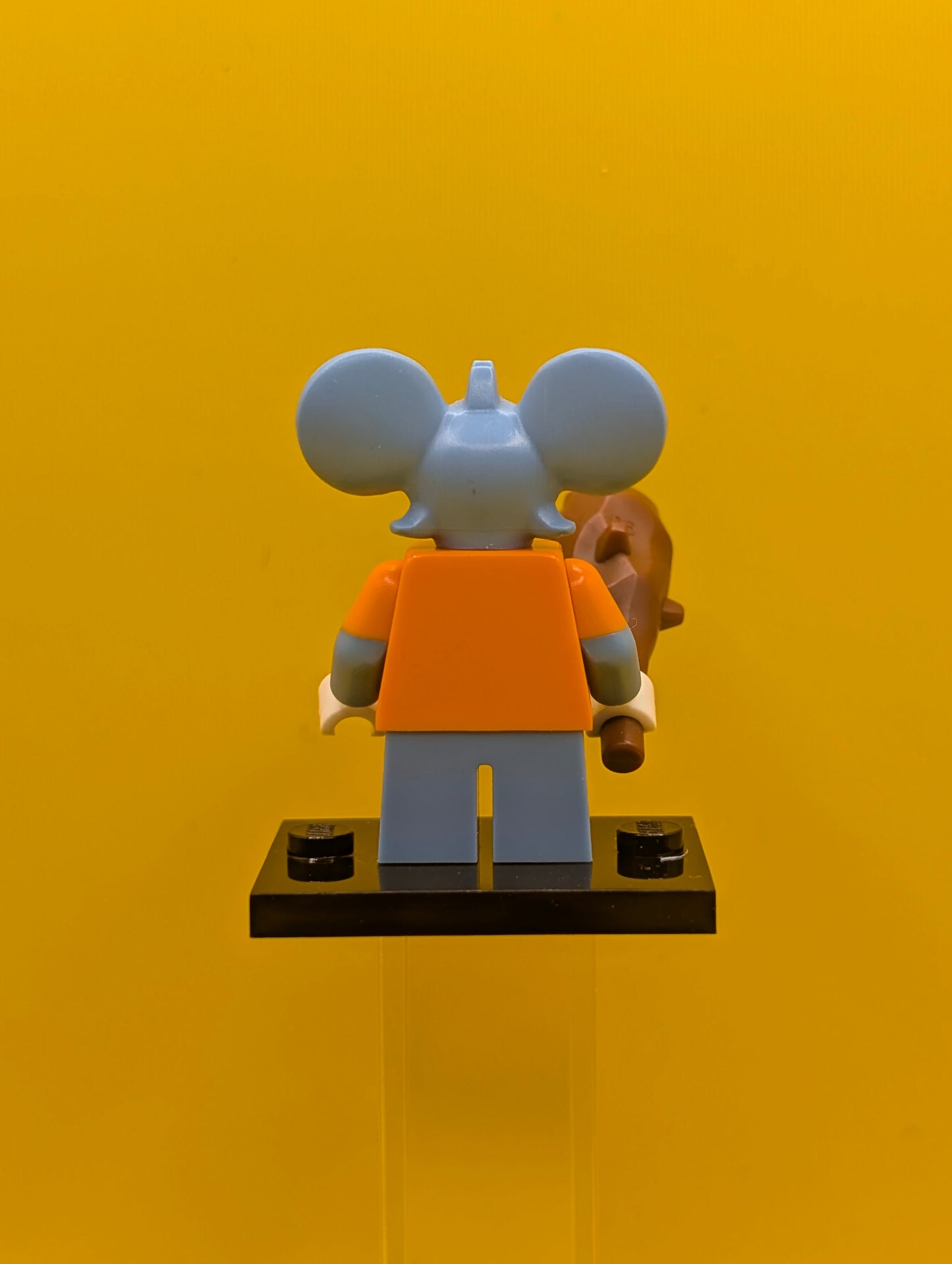 Itchy colsim-13 The Simpsons, Series 1 (Complete Set with Stand and Accessories) Cmf Lego Minifigure