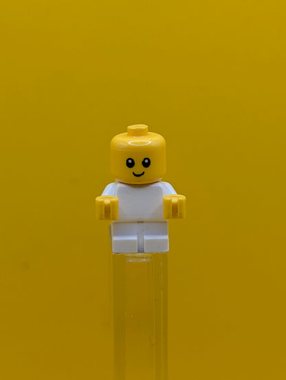 Baby cty0668 White Body with Yellow Hands City Lego Minifigure