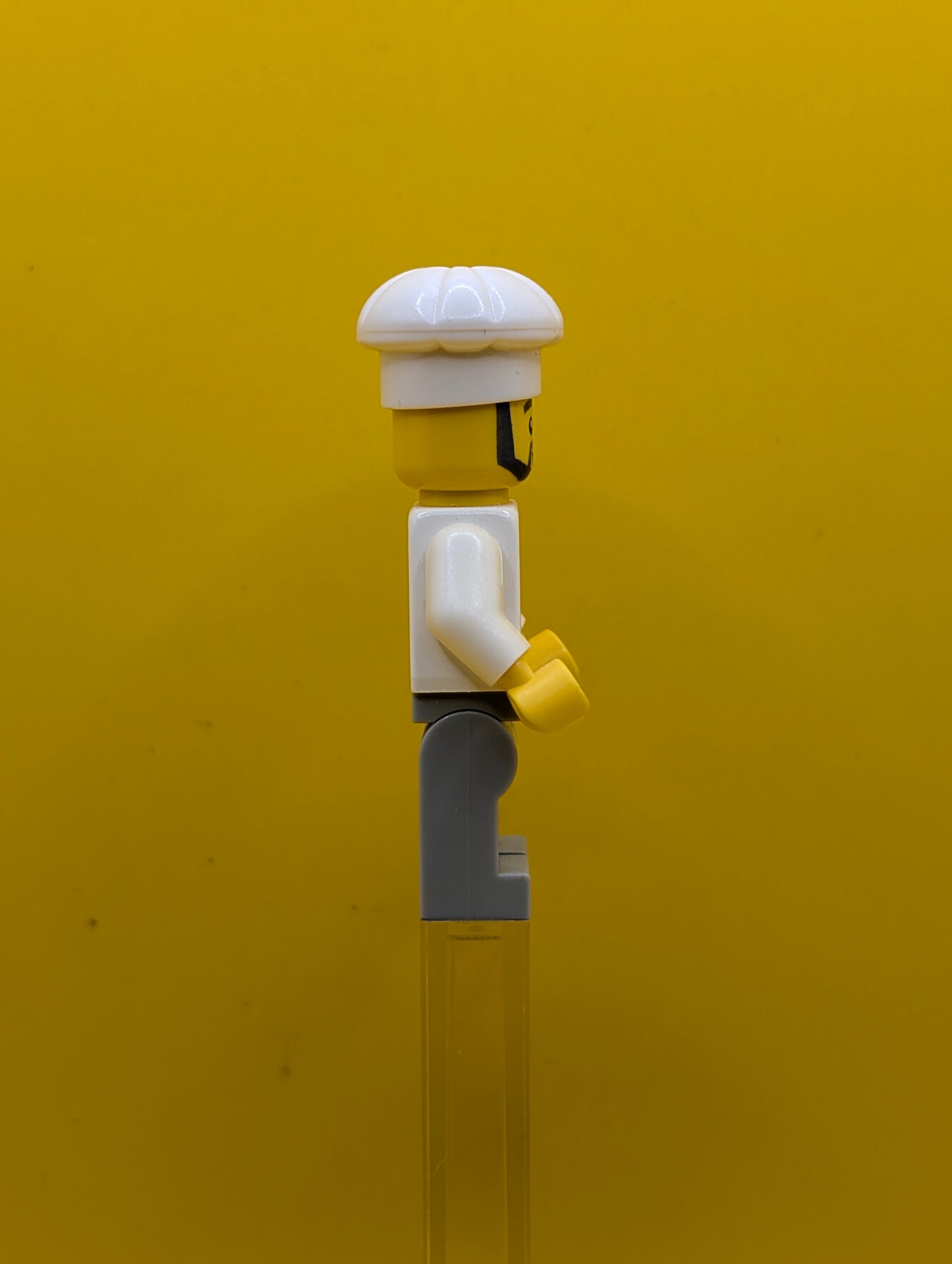 Chef twn120 White Torso with 8 Buttons, Light Bluish Gray Legs, Gray Beard City Lego Minifigure