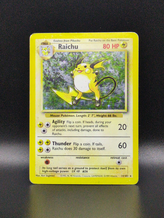Raichu #14/102 Base Set (Unlimited)