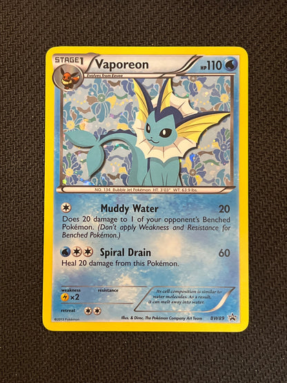 Vaporeon #BW89 - Black And White Promos