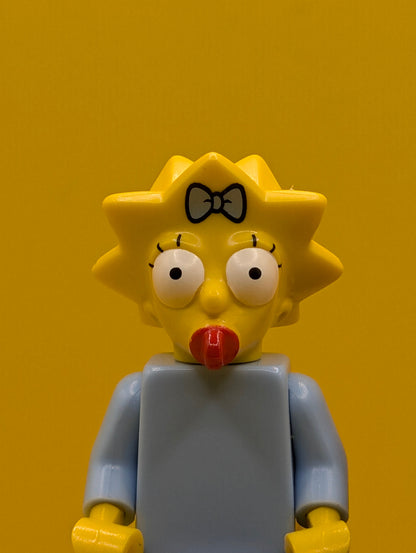 Maggie Simpson and Santas Little Helper colsim2-4 The Simpsons Series 2 Minifigure Lego (complete Set with Stand and Accessories)