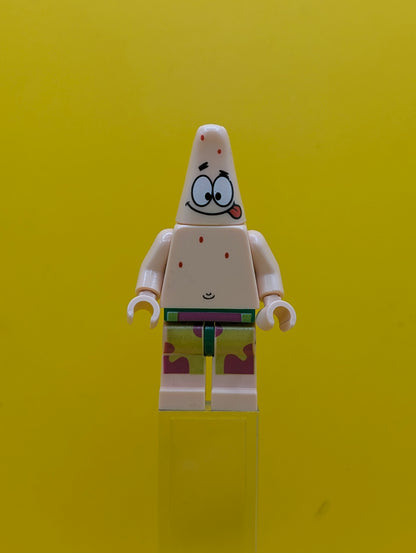 Patrick bob022 Tongue Out Spongebob SquarePants Lego Minifigure