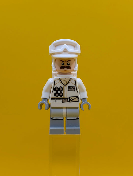 Hoth Rebel Trooper sw0760 Moustache Star Wars Minifigure Lego