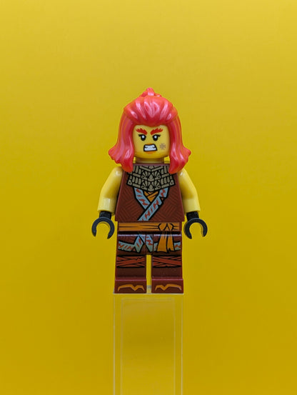Wyldfyre njo0923 Dark Red Tunic Ninjago Lego Minifigure