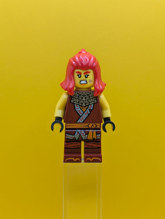 Wyldfyre njo0923 Dark Red Tunic Ninjago Lego Minifigure