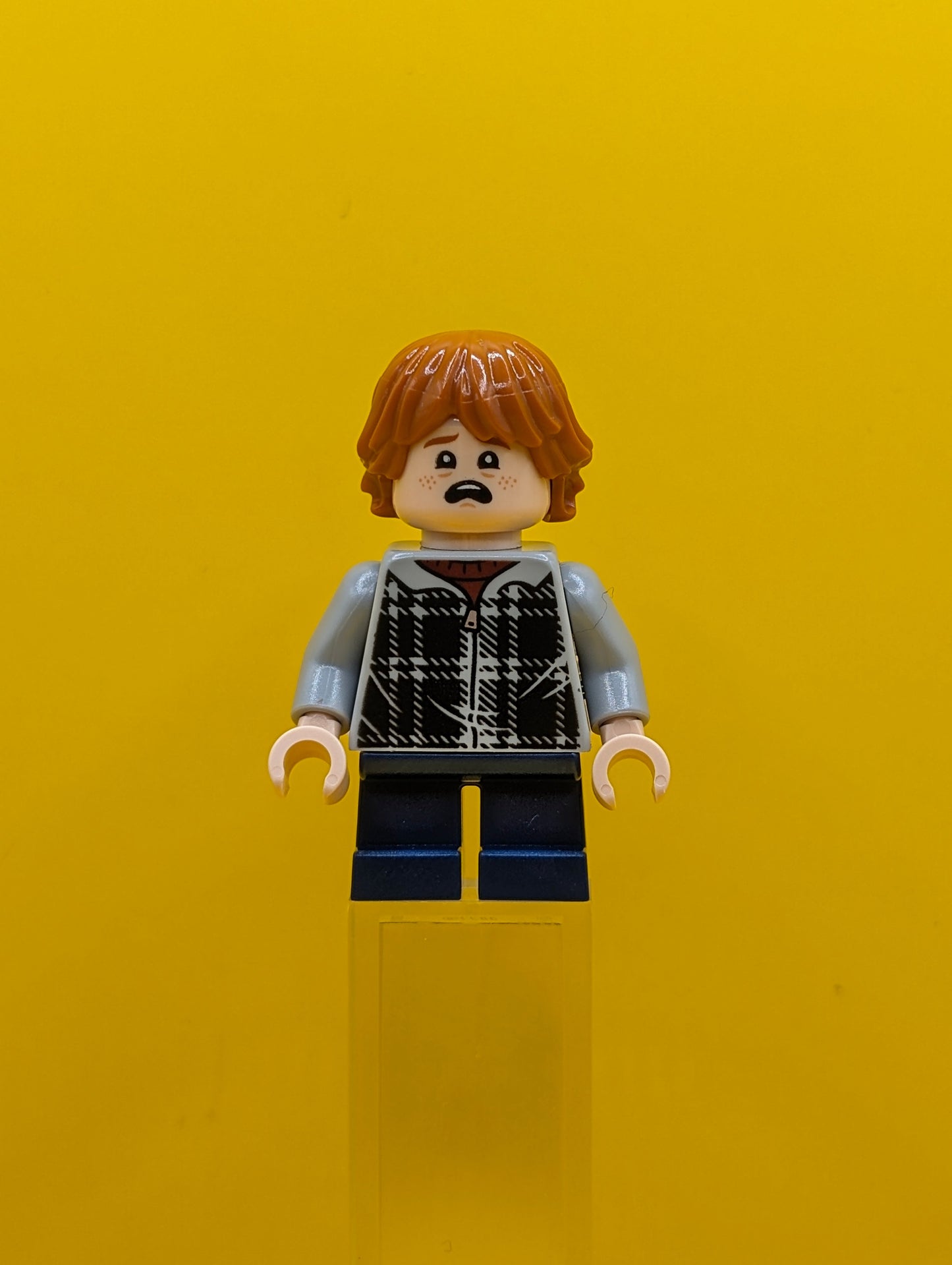 Ron Weasley hp154 Plaid Hoodie Harry Potter Minifigure Lego
