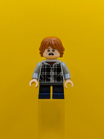 Ron Weasley hp154 Plaid Hoodie Harry Potter Minifigure Lego