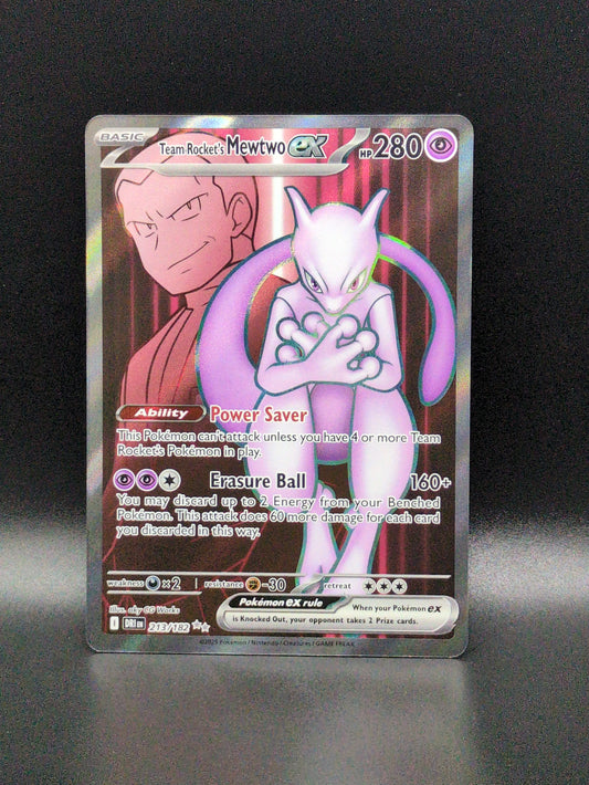 Team Rocket's Mewtwo EX #213/182 Destined Rivals