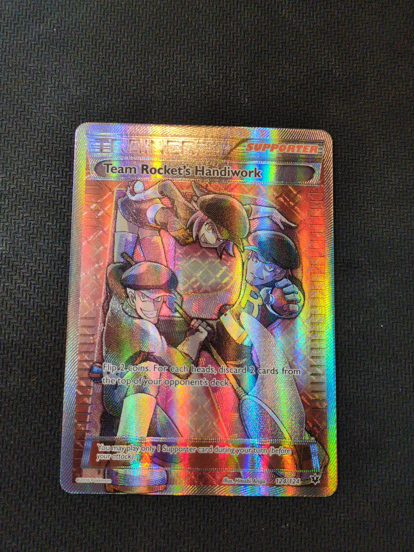 Team Rocket's Handiwork #124/124 (Full Art) XY - Fates Collide Ultra Rare