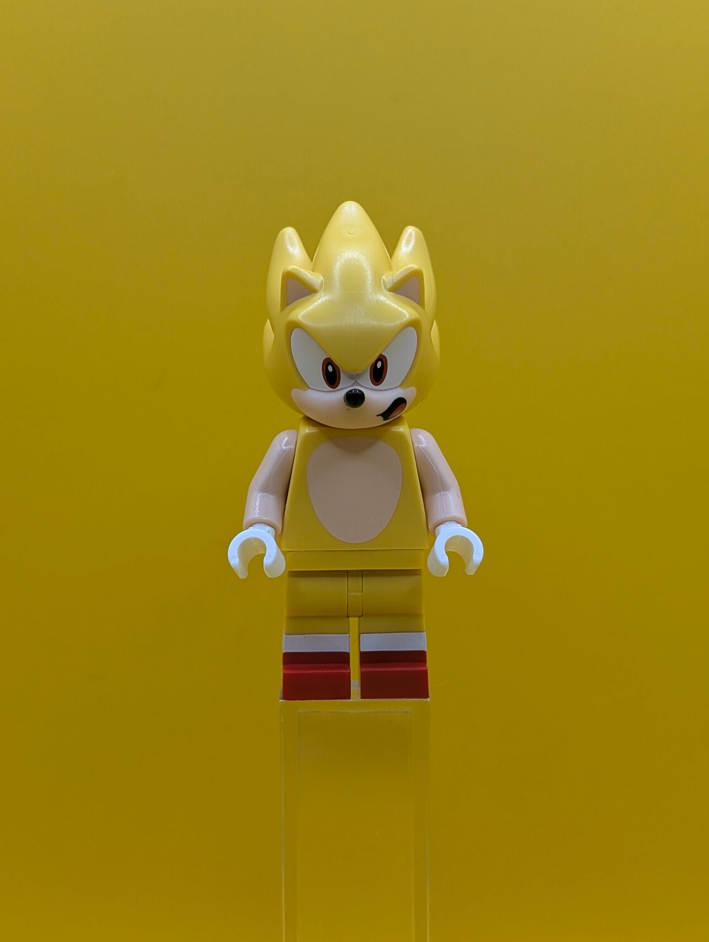 Super Sonic son019 Sonic The Hedgehog Minifigure Lego Minifigure Lego