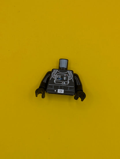 Torso SW TIE Pilot, Detailed with Back Printing Pattern / Black Arms / Black Hands 973pb1329c01 Lego