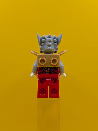 Worriz loc089 Fire Chi, Armor Legends Of Chima Lego Minifigure