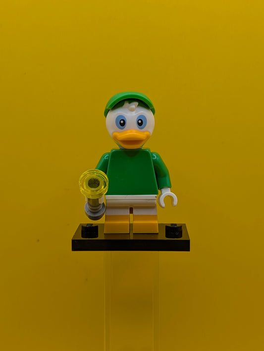 Louie Duck coldis2-5 Disney, Series 2 (Complete Set with Stand and Accessories) Cmf Lego Minifigure