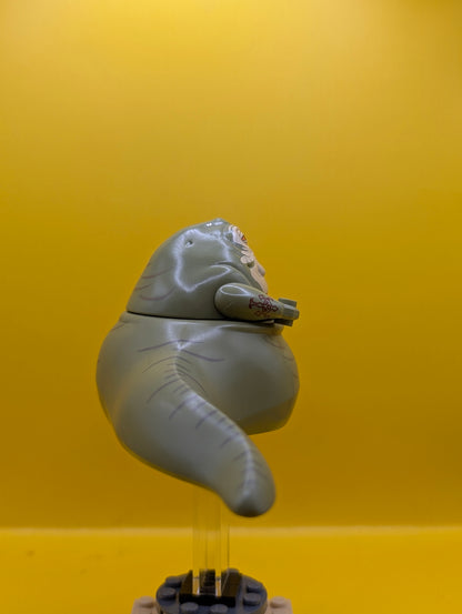 Jabba the Hutt sw0402 Olive Green, Tan Face, Dark Tan Wrinkles Star Wars Lego Minifigure