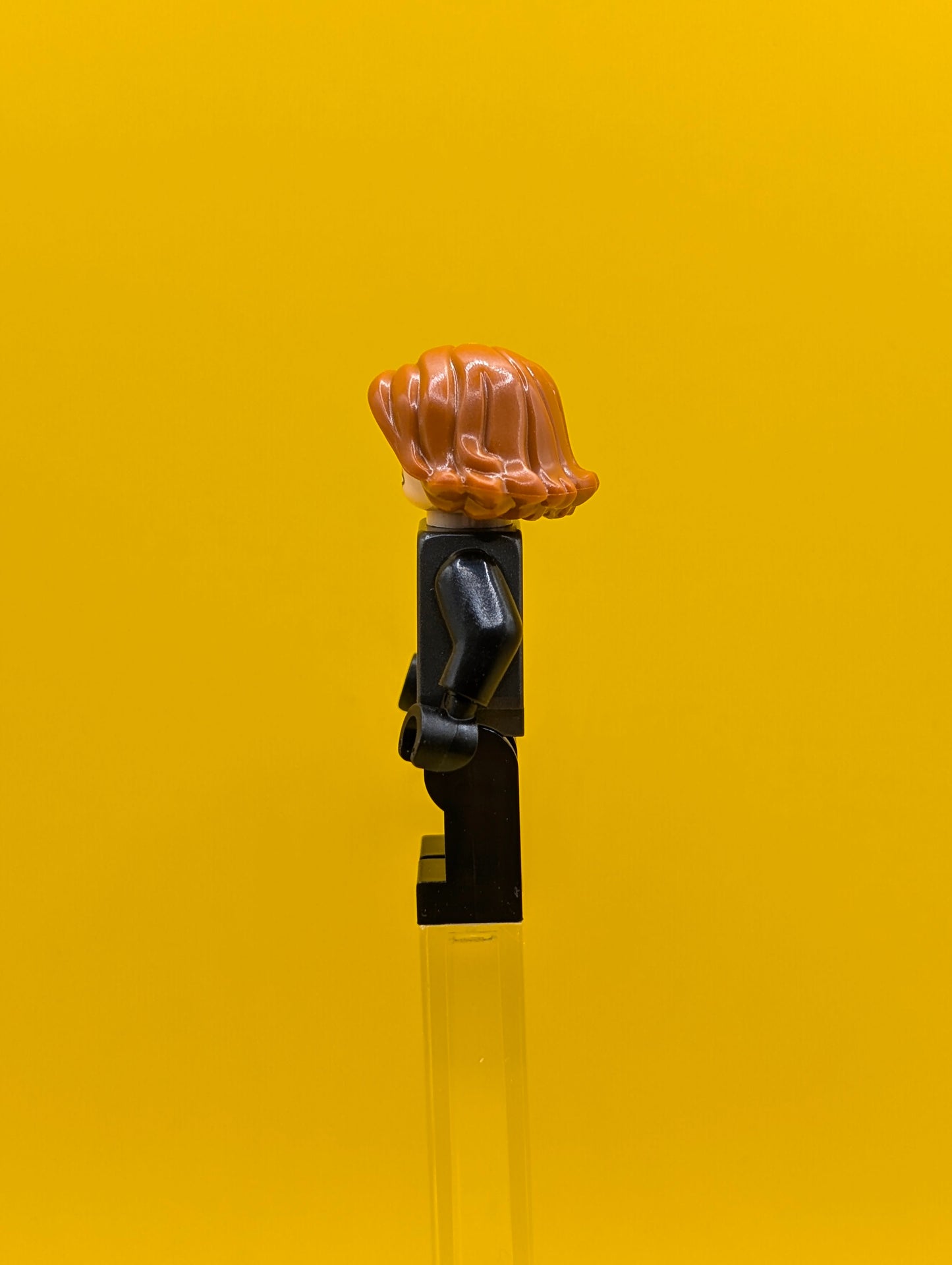 Black Widow sh0881 Metallic Light Blue Trim Marvel Minifigure Lego