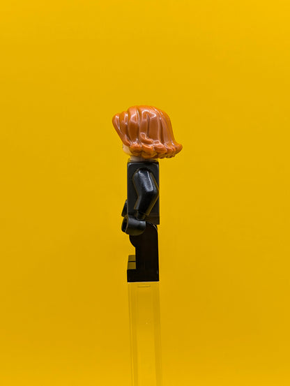 Black Widow sh0881 Metallic Light Blue Trim Marvel Minifigure Lego