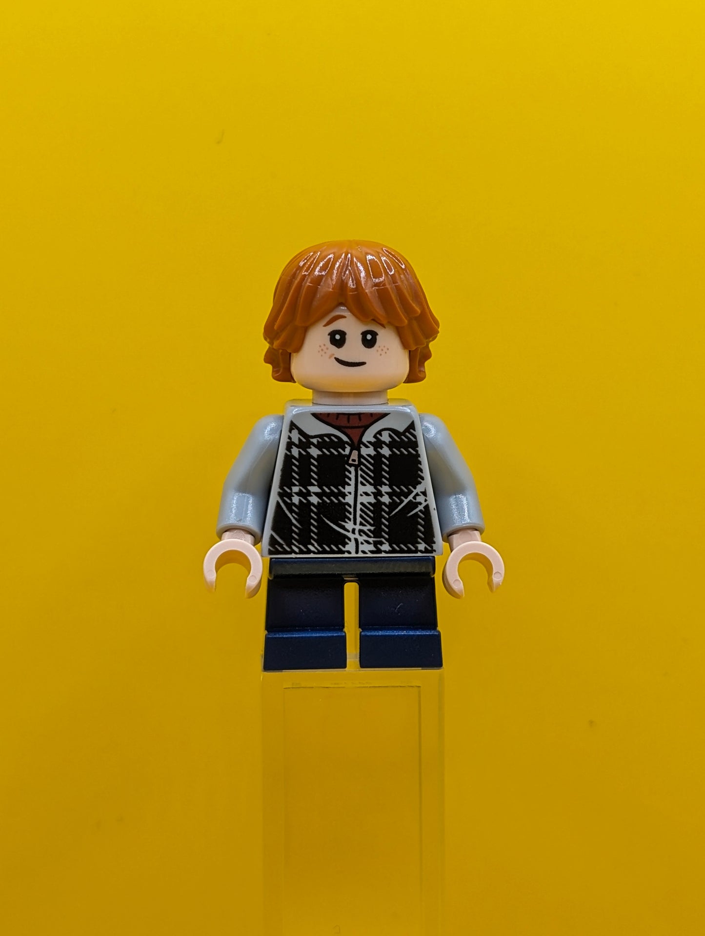 Ron Weasley hp154 Plaid Hoodie Harry Potter Minifigure Lego