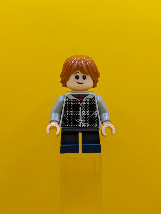 Ron Weasley hp154 Plaid Hoodie Harry Potter Minifigure Lego