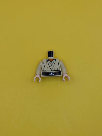 Torso SW Layered Shirt, Orange Undershirt, Reddish Brown Belt Pattern / Tan Arms / Light Nougat Hands 973pb0960c01 Lego