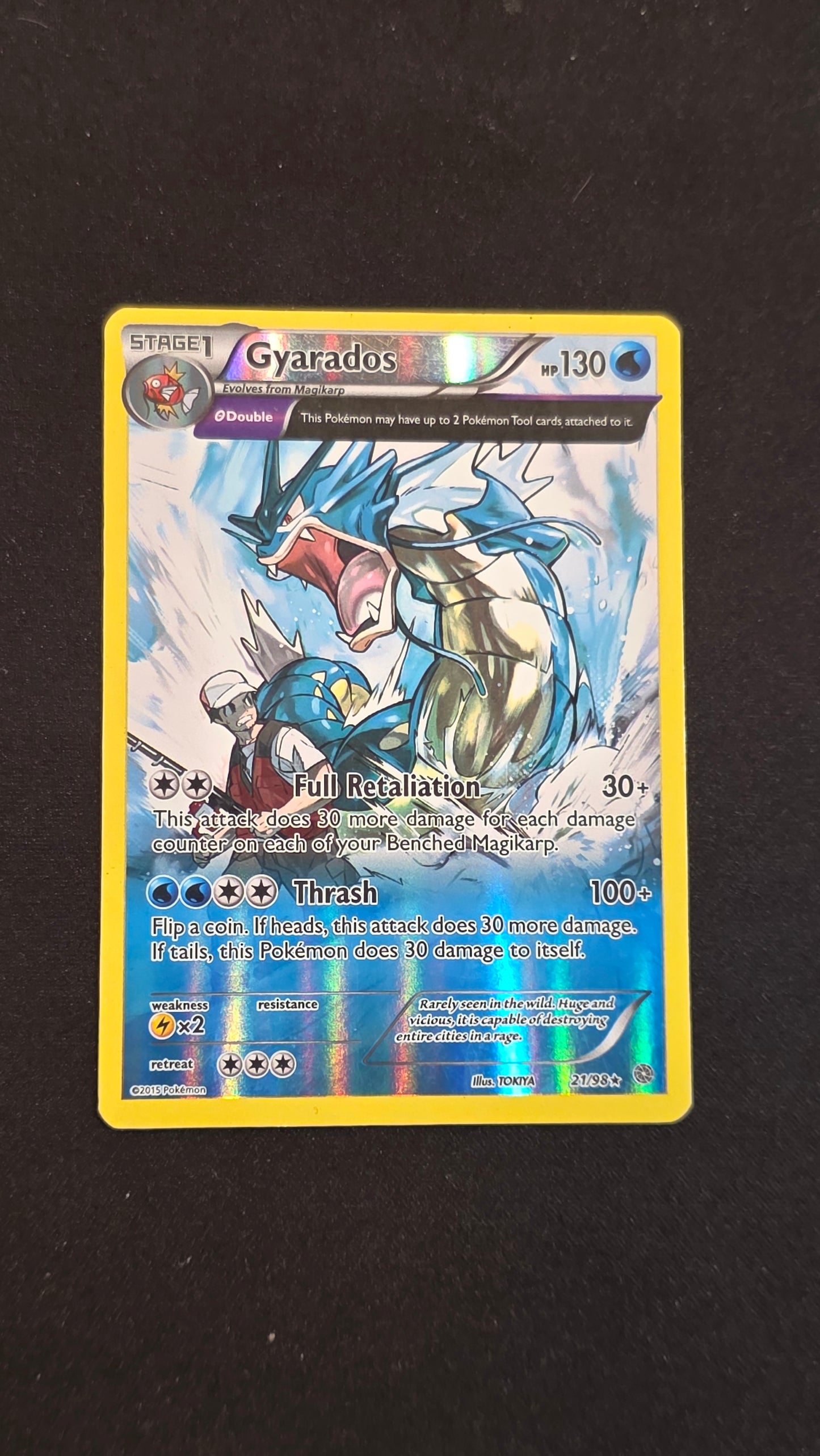Gyarados (Reverse Holo) #21/98 - Ancient Origins