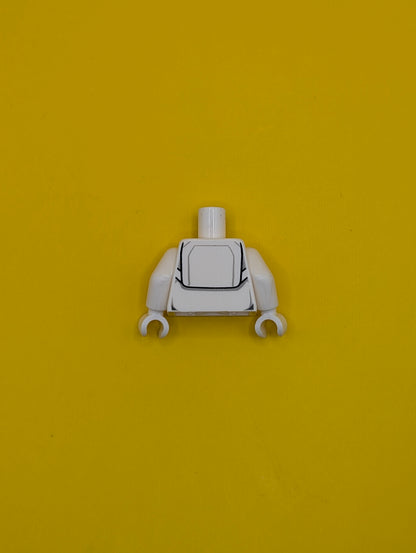 Torso SW First Order Snowtrooper Armor Pattern / White Arms / White Hands 973pb2156c01 Lego