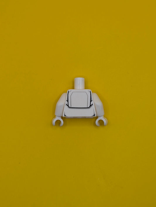 Torso SW First Order Snowtrooper Armor Pattern / White Arms / White Hands 973pb2156c01 Lego