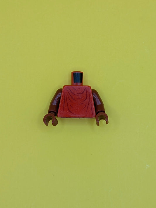 Torso Robe with Dark Red Folds and Creases Pattern / Dark Red Arms / Dark Red Hands 973px70c03 Lego