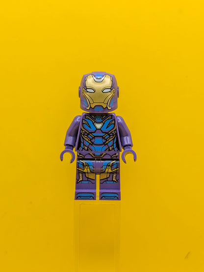 Rescue (Pepper Potts) sh0610 Dark Purple Armor Marvel Lego Minifigure