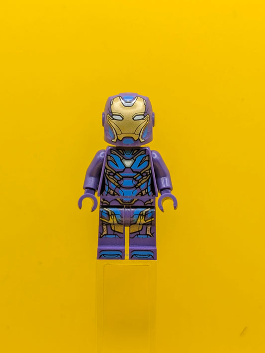 Rescue (Pepper Potts) sh0610 Dark Purple Armor Marvel Lego Minifigure