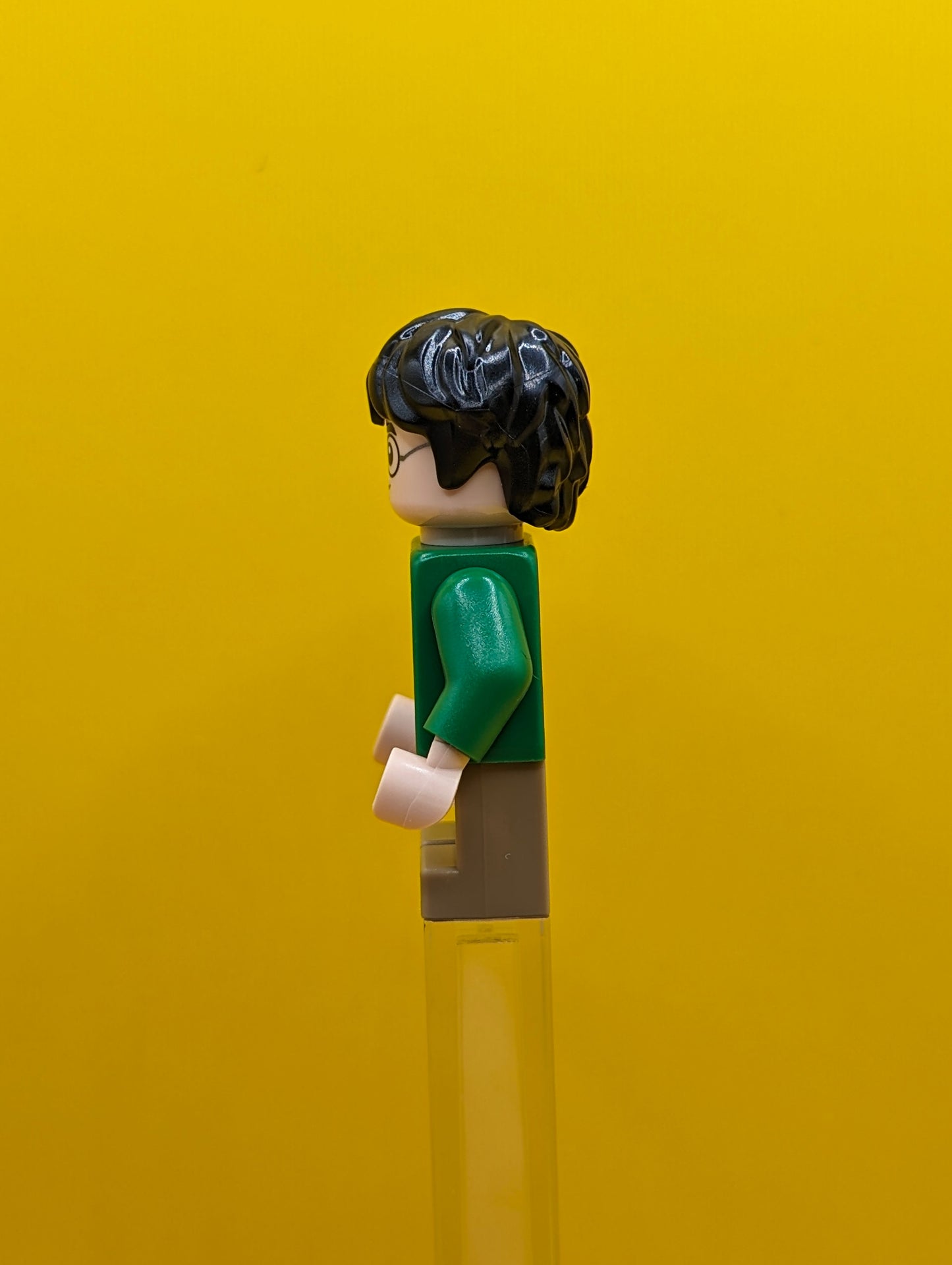 Harry Potter hp475 Green Sweater, Dark Tan Short Legs Minifigure Lego