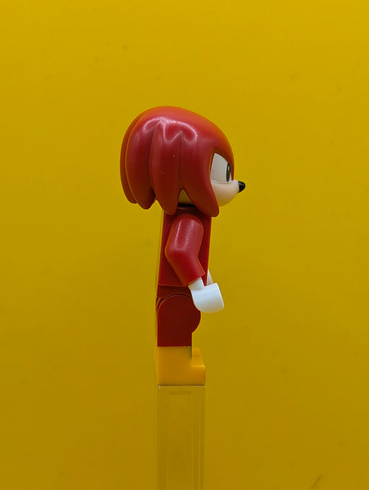 Knuckles son021 Scowl Sonic The Hedgehog Lego Minifigure