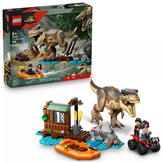 76875 T.rex river escape Jurassic World Lego Set