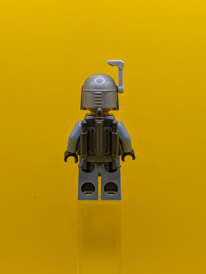 Jango Fett and sw1433Nougat Head, Plain Arms Star Wars Lego Minifigure