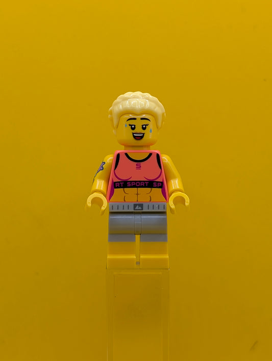 Fitness Instructor col430 Series 25 (Minifigure Only without Stand and Accessories) Collectable Minifigure Series Lego Minifigure