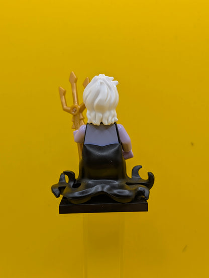 Ursula coldis-17 Disney, Series 1 (Complete Set with Stand and Accessories) CMF Lego Minifigure