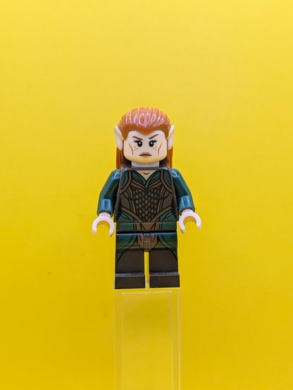 Tauriel lor034 Dark Green and Dark Brown Outfit Lord Of The Rings Lego Minifigure