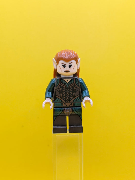 Tauriel lor034 Dark Green and Dark Brown Outfit Lord Of The Rings Lego Minifigure