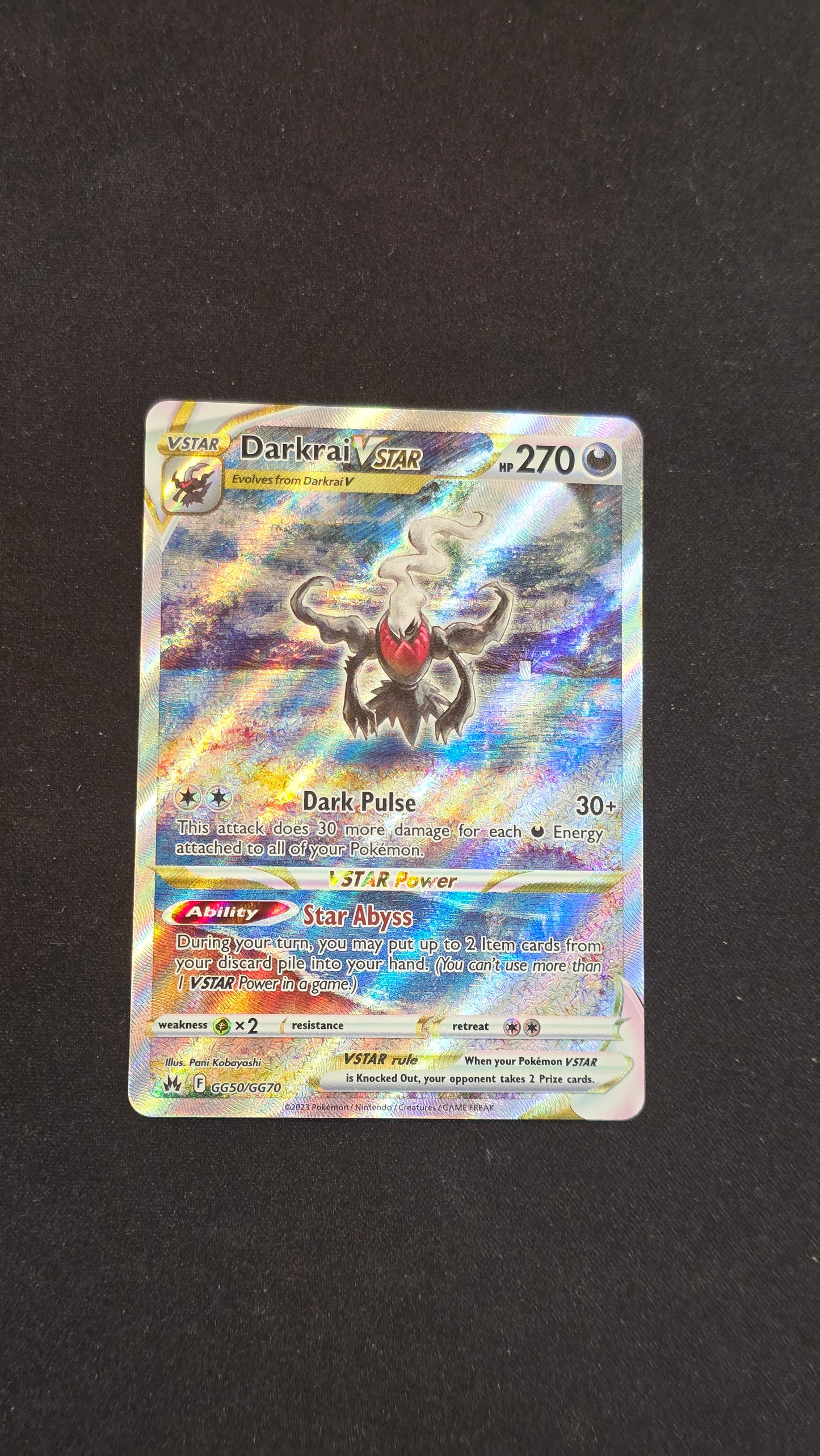 Darkrai Vstar #GG50/GG70 -Crown Zenith