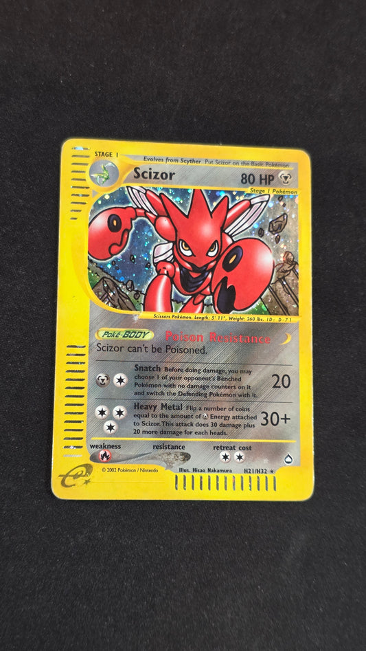 Scizor #H21/H32 - Aquapolis
