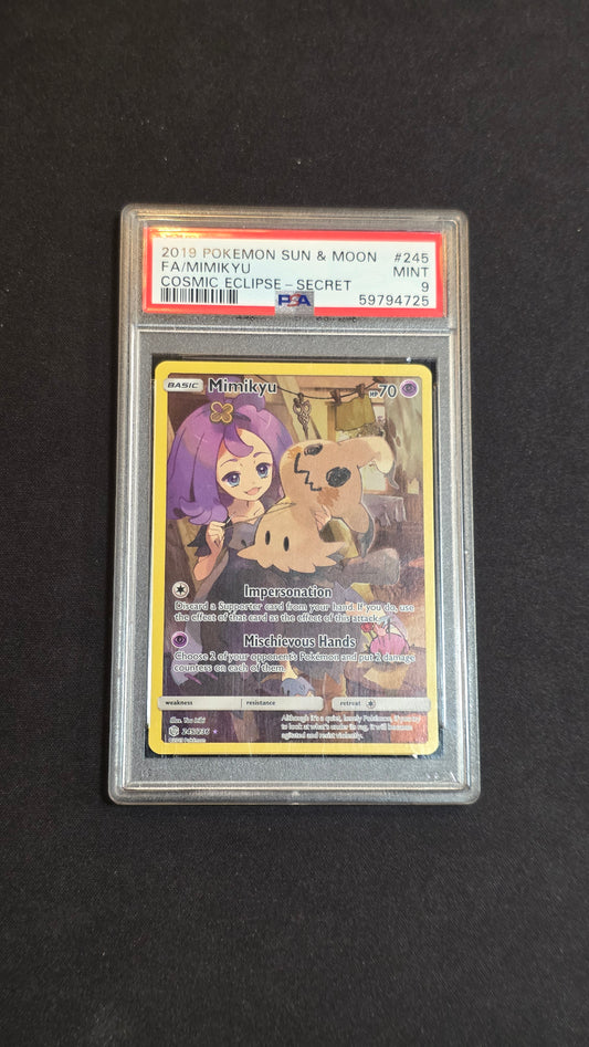 #245/236 Mimikyu -Cosmic Eclipse PSA 9
