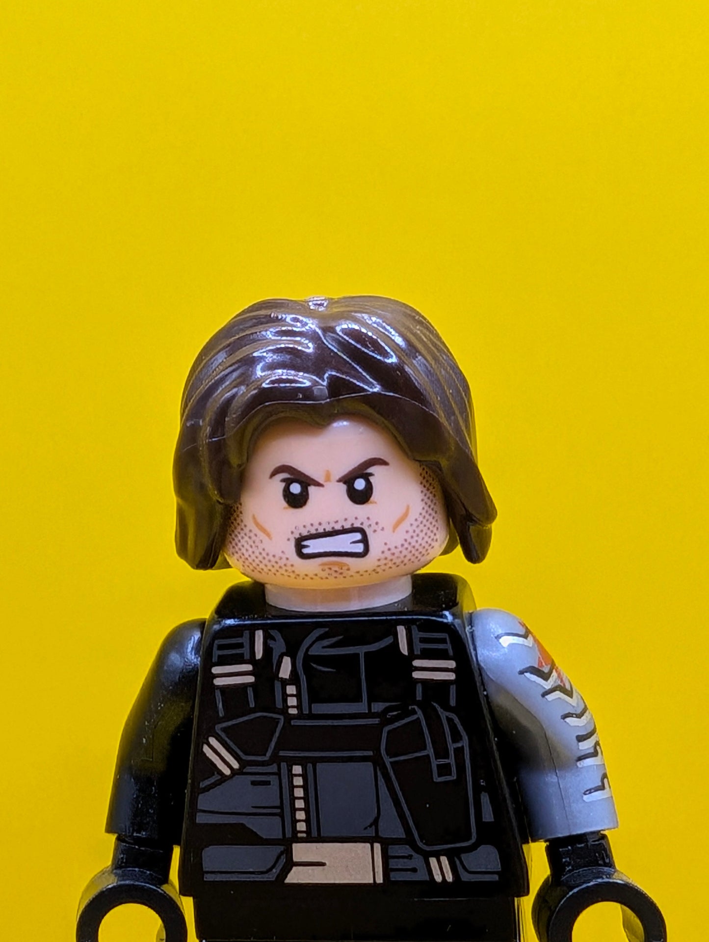 Winter Soldier sh0257 Black Hands and Holster Super Heroes Minifigure Lego