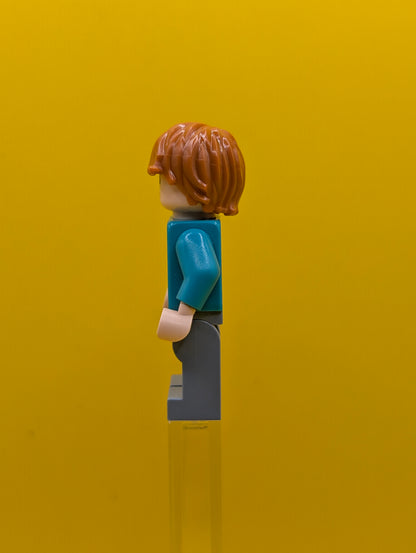 Ron Weasley hp231 Dark Turquoise Polo Shirt Harry Potter Lego Minifigure