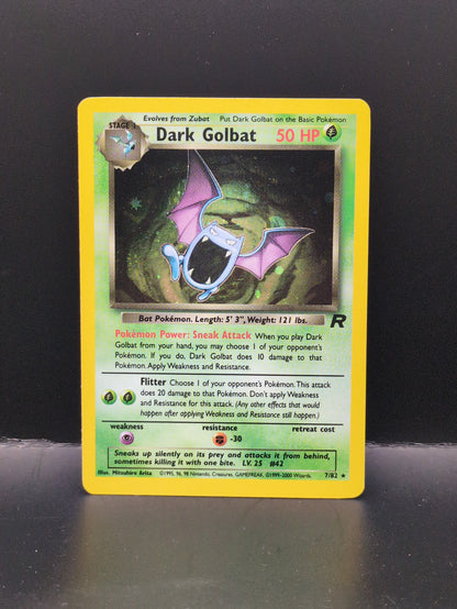 Dark Golbat (Unlimited Holo) #7/82 - Team Rocket